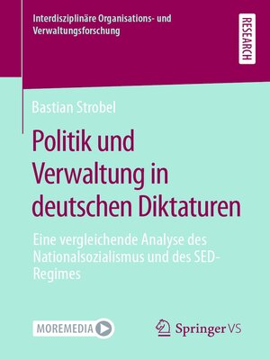 cover image of Politik und Verwaltung in deutschen Diktaturen